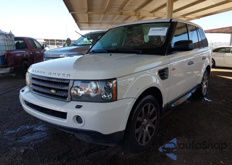 2008 Land Rover Range Rover Sport Hse z USA, uszkodzony, nr VIN SALSF25408A147531